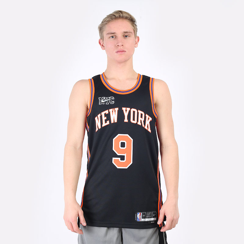 Мужская майка Nike New York Knicks City Edition NBA Jersey (DB4038-010)  - цена, описание, фото 3